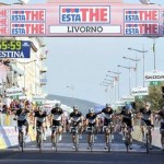 The Leopard-Trek team crossed the finish line side by side and with their arms linked at the Giro d'Italia