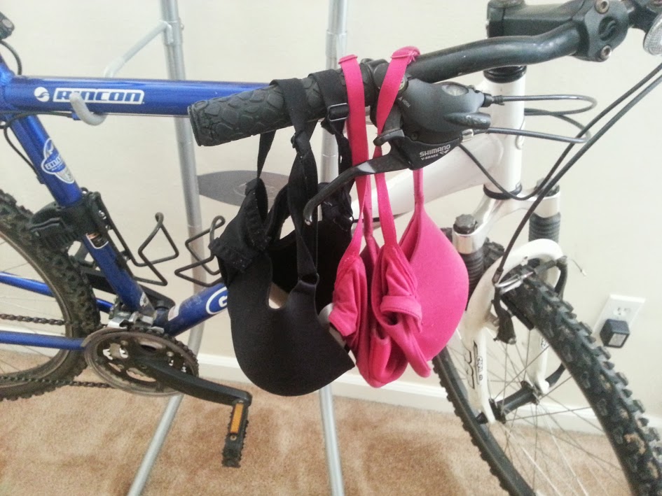 Handle bars - optimal bra drying racks